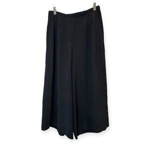 BABATON Black wide leg ankle trousers size 2
